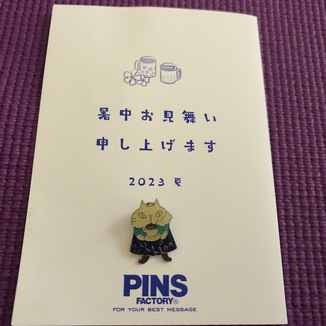 PINS FACTORY 非売品  ピンバッチ  2023年　新品 エンタメ/ホビーのアニメグッズ(バッジ/ピンバッジ)の商品写真