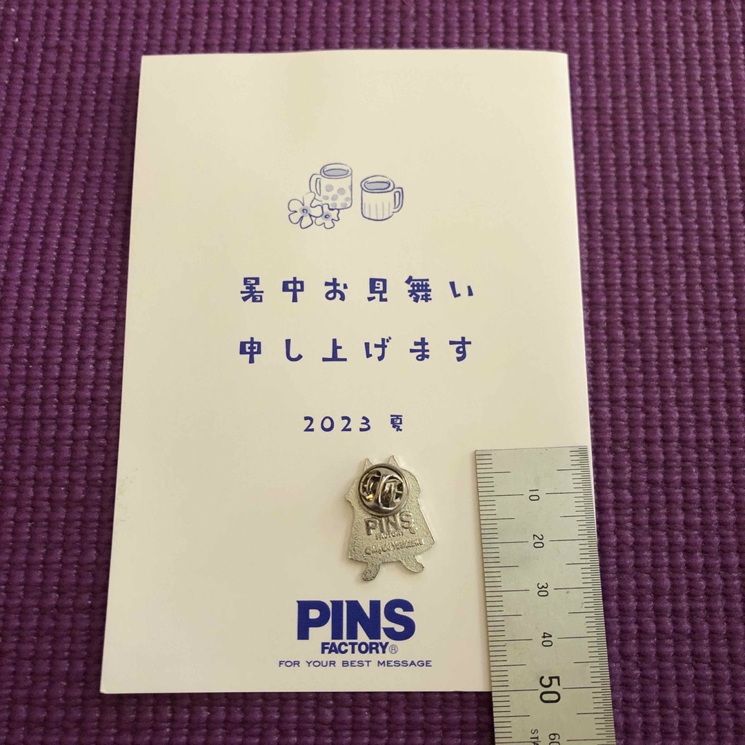 PINS FACTORY 非売品  ピンバッチ  2023年　新品 エンタメ/ホビーのアニメグッズ(バッジ/ピンバッジ)の商品写真
