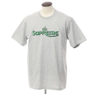 シュプリーム(Supreme)の【中古】シュプリーム Supreme 2023年春夏 Crowns Tee クルーネック 半袖Ｔシャツ グレー【サイズL】【メンズ】(Tシャツ/カットソー(半袖/袖なし))