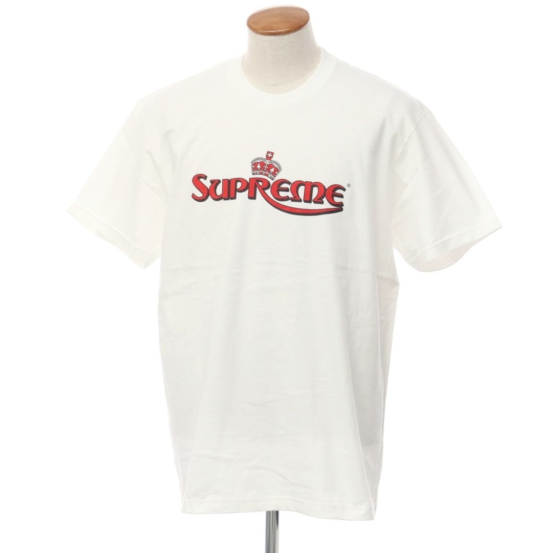 シュプリーム Supreme 2023年春夏 Crowns Tee クルーネック 半袖Ｔシャツ ホワイト【サイズM】【メンズ】