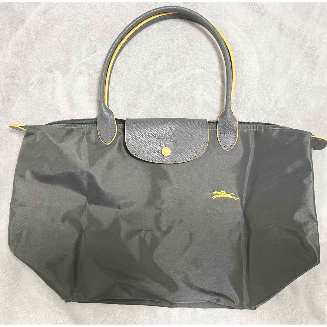 LONGCHAMP  ロンシャントート バッグ ガンメタル   Lサイズ