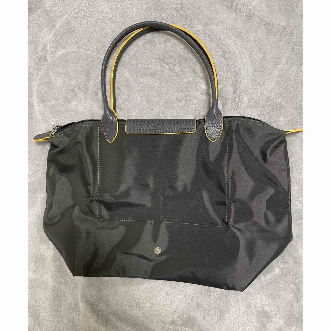 新品 LONGCHAMP ロンシャントートバッグ ガンメタル Lサイズ