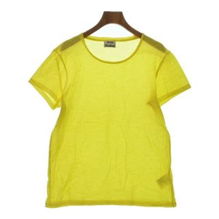 アクネストゥディオズ(Acne Studios)のAcne Studios アクネストゥディオズ Tシャツ・カットソー XS 黄 【古着】【中古】(Tシャツ/カットソー(半袖/袖なし))