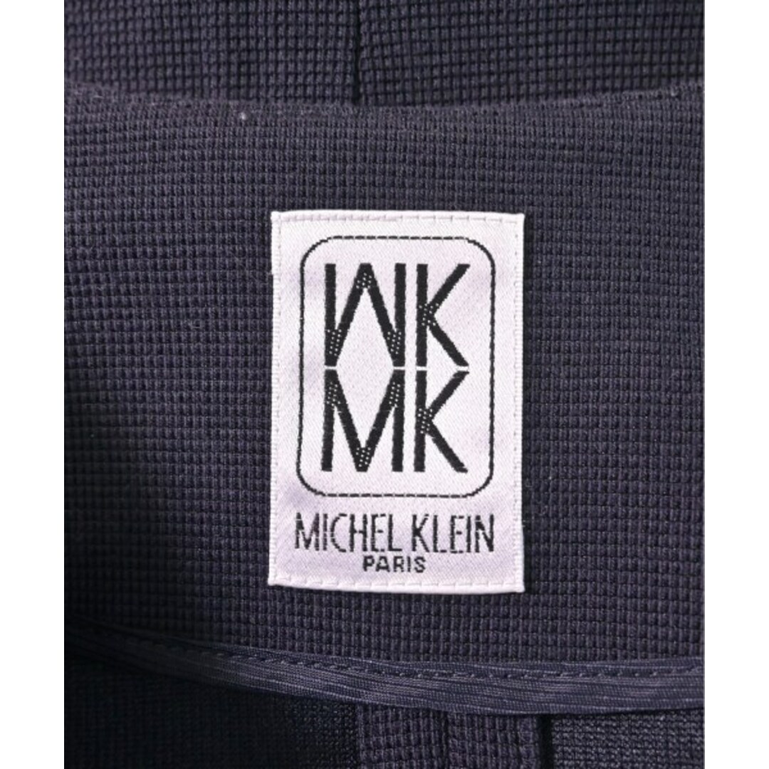 MK MICHEL KLEIN(エムケーミッシェルクラン)のMK MICHEL KLEIN ノーカラージャケット 38(M位) 濃紺 【古着】【中古】 レディースのジャケット/アウター(ノーカラージャケット)の商品写真