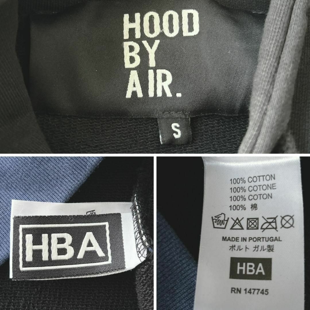 hood by air(HBA) ダブルジップパーカー ボーダー | hartwellspremium.com
