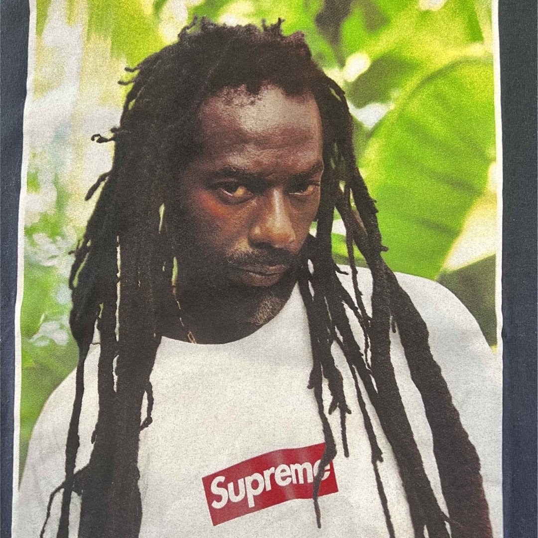 Supreme Buju Banton Navy Tee L