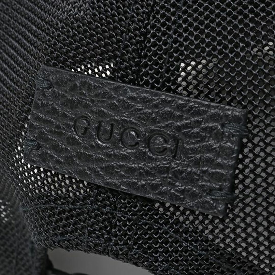 Gucci(グッチ)の送料無料 1 GUCCI グッチ ブラック GG ナイロン ベースボールキャップ メッシュキャップ 帽子 男女兼用 510950 4HD47 size S メンズの帽子(キャップ)の商品写真