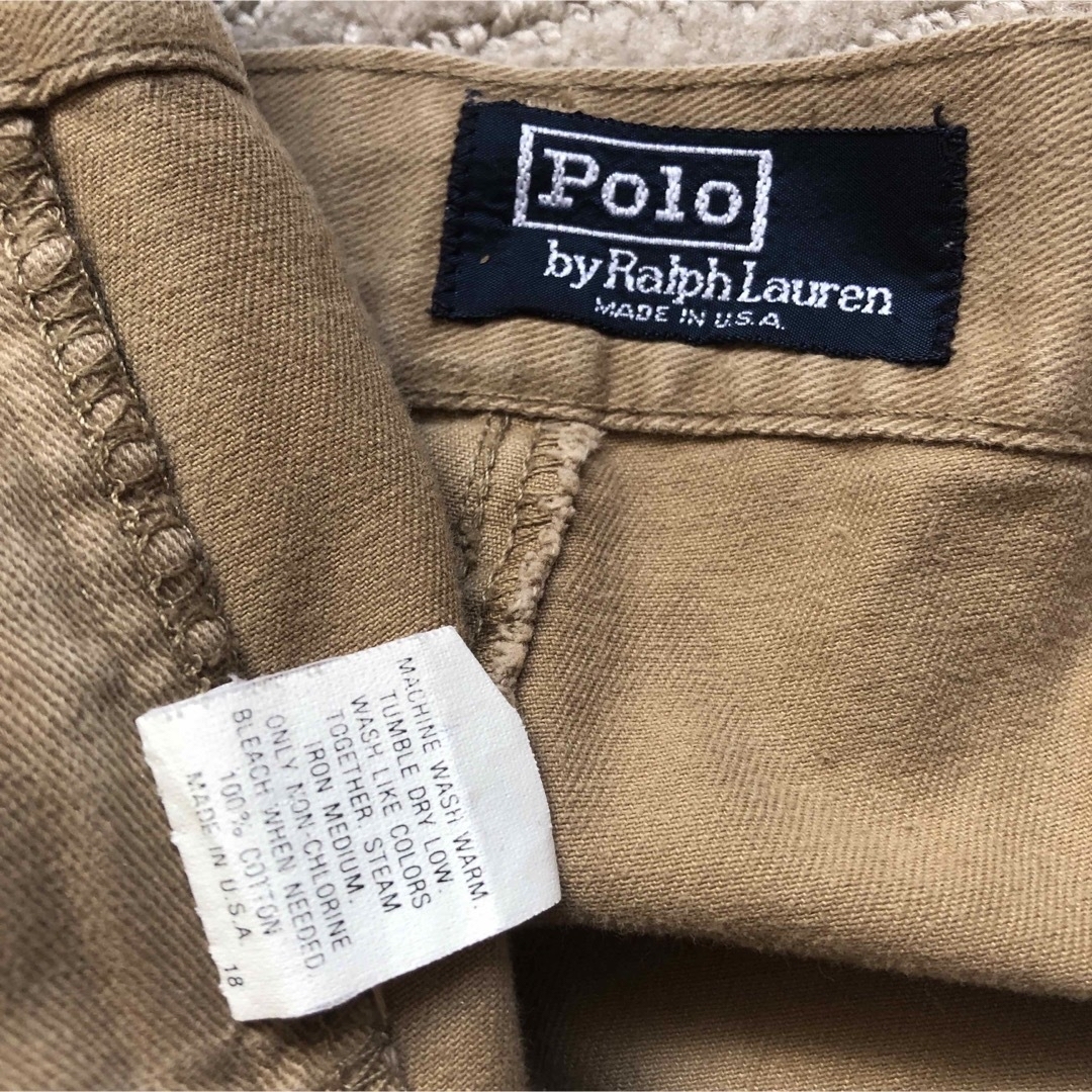 POLO RALPH LAUREN - USA製 ポロラルフローレン コットンチノパン