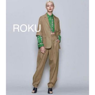 ロク(6 (ROKU))のroku6 RAYON COTTON SHORT SLEEVE JACKET(テーラードジャケット)