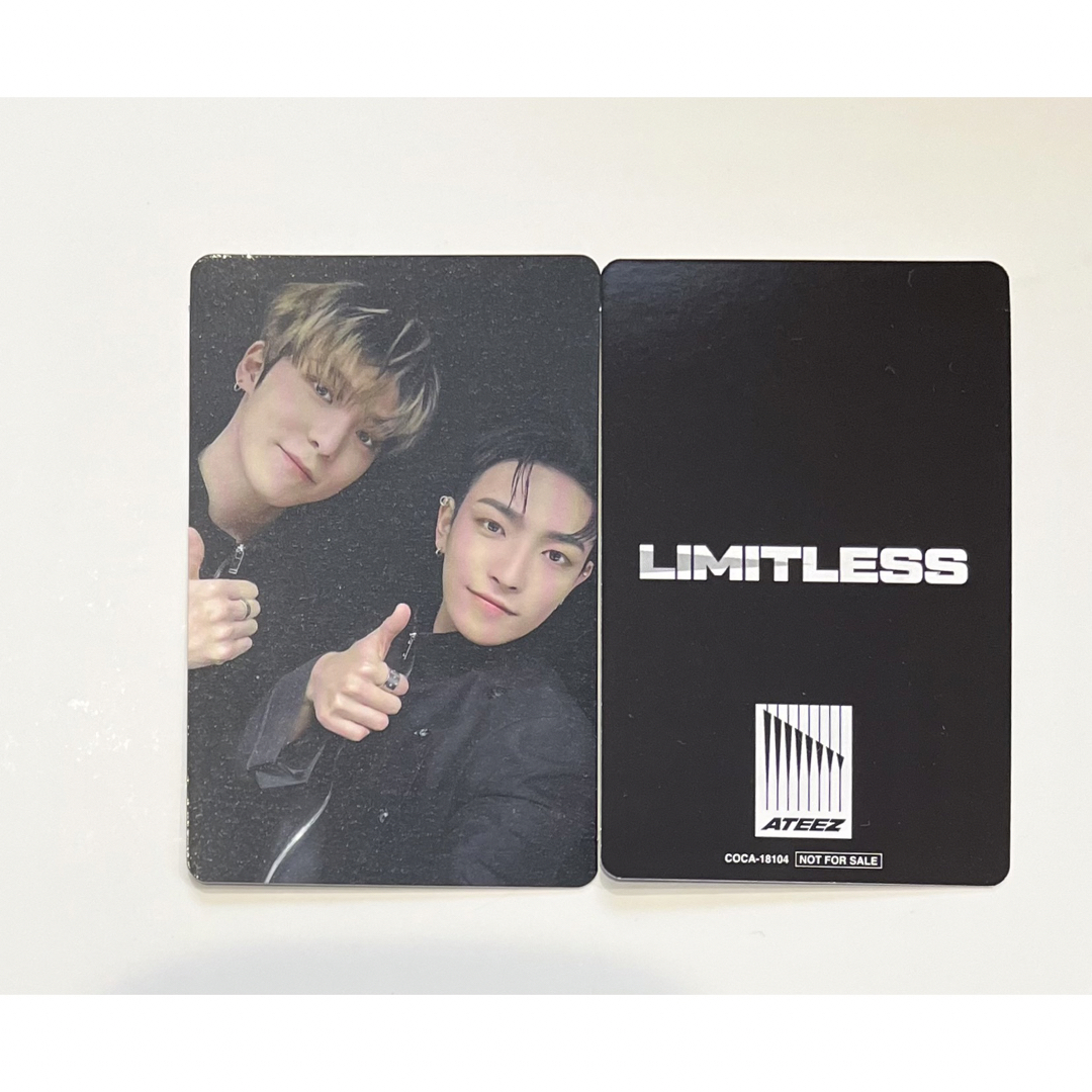 ATEEZ limitless 通常盤 ホホン ユニットトレカ【602】 | フリマアプリ ラクマ