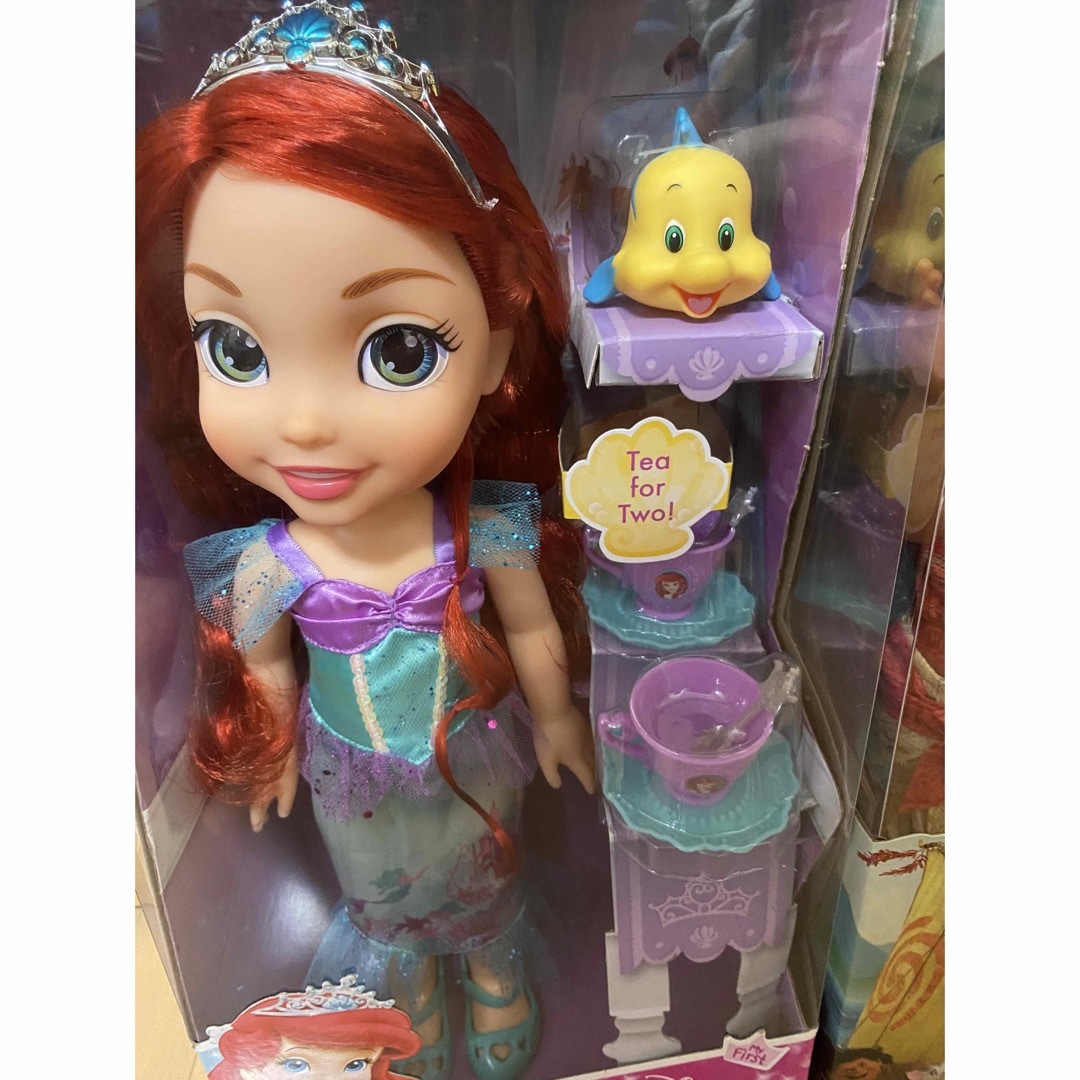 Disney(ディズニー)のディズニープリンセス トドラードール 2個セット エンタメ/ホビーのおもちゃ/ぬいぐるみ(キャラクターグッズ)の商品写真