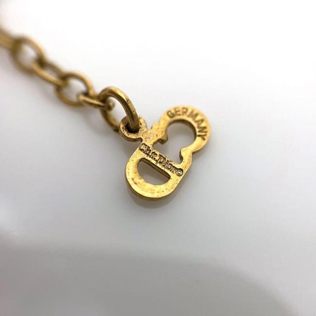Christian Dior(クリスチャンディオール)のクリスチャン ディオール ネックレス ゴールド ロゴ メンズのアクセサリー(ネックレス)の商品写真