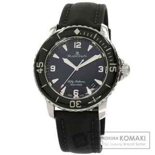 ブランパン(BLANCPAIN)のBlancpain 5015-1130-52A フィフティ ファゾムス 45mm 腕時計 SS ファブリック メンズ(腕時計(アナログ))