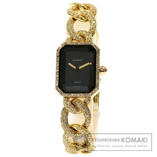シャネル(CHANEL)のCHANEL H0114 プルミエール XL ベゼル ブレス ダイヤモンド 腕時計 K18YG K18YGxダイヤモンド レディース(腕時計)