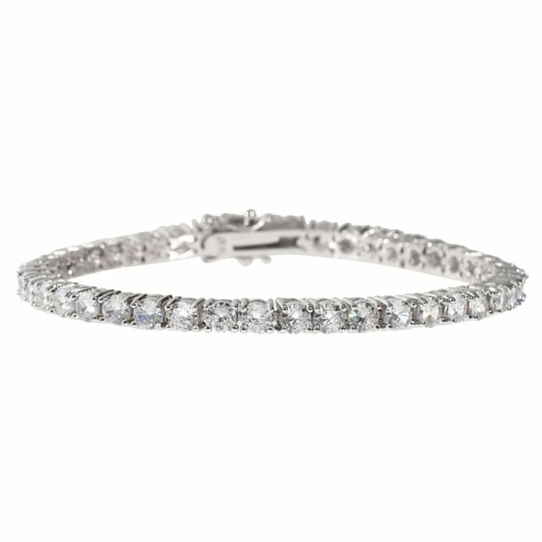 テニスブレスレット tennis bracelet 4mm CZダイヤ キラキラ