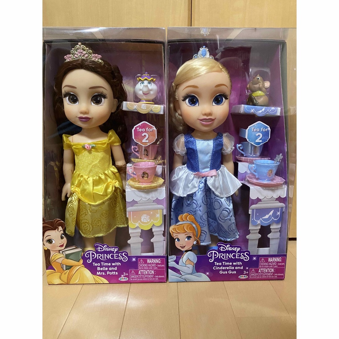 Disney(ディズニー)のディズニープリンセス トドラードール2個セット エンタメ/ホビーのおもちゃ/ぬいぐるみ(キャラクターグッズ)の商品写真