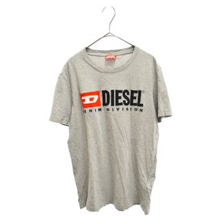 ディーゼル(DIESEL)のDIESEL ディーゼル T-DIEGOR-DIV T-SHIRT ロゴ半袖Tシャツ カットソー グレー A03766 0AAXJ(Tシャツ/カットソー(半袖/袖なし))