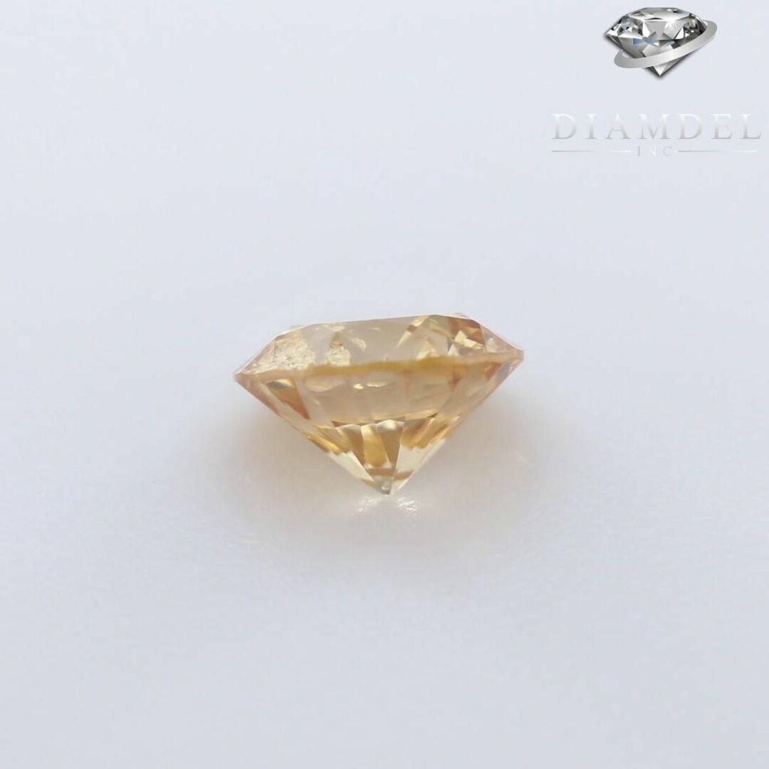 イェローダイヤモンドルース/F.ORANGY YELLOW/ 0.165 ct