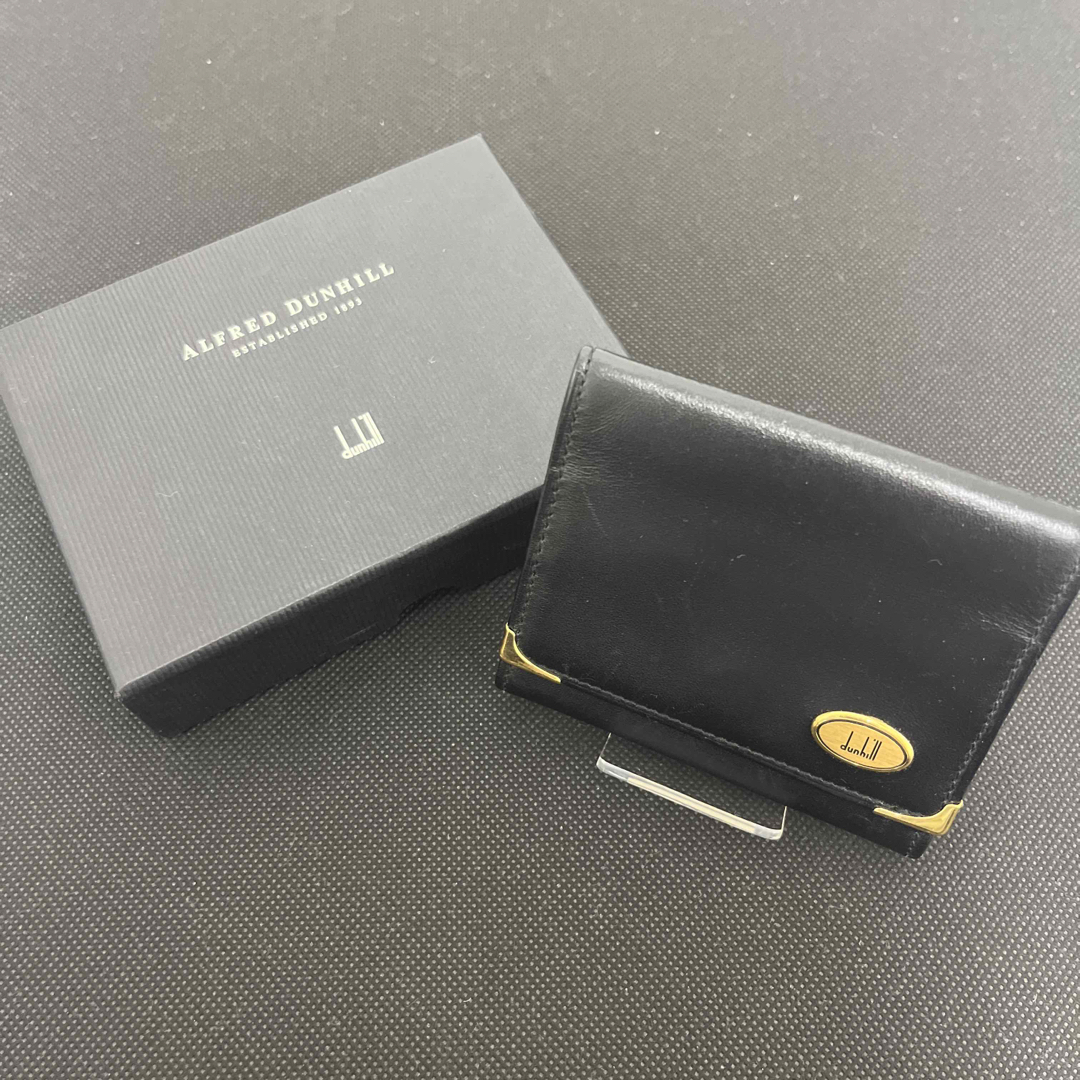 dunhill ダンヒル コインケース 財布 小銭入れ レザー ブラック 箱付き