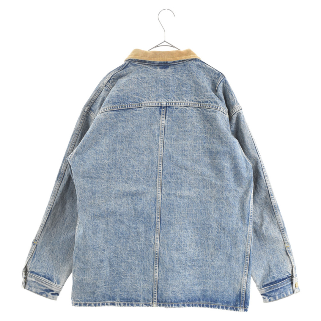 FEAR OF GOD フィアオブゴッド Selvedge Denim Long Trucker Jacket セルビッジデニムロングトラッカージャケット インディゴブルー