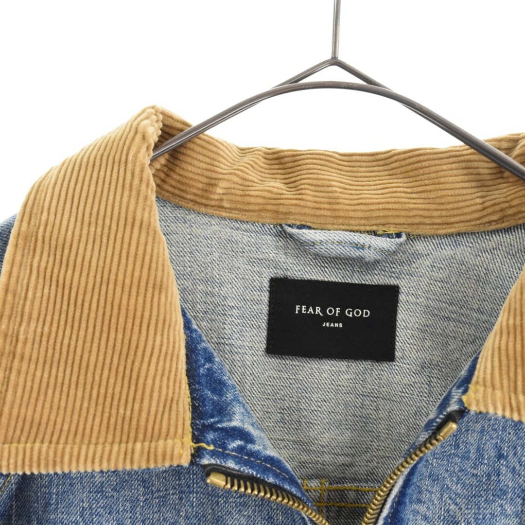 FEAR OF GOD フィアオブゴッド Selvedge Denim Long Trucker Jacket セルビッジデニムロングトラッカージャケット インディゴブルー