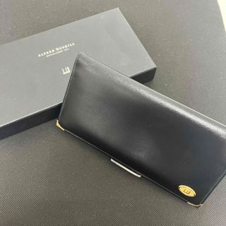 ダンヒル(Dunhill)のdunhill ダンヒル 財布 サイフ 長財布 ブラック 箱有り(長財布)