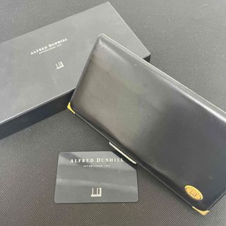 ダンヒル(Dunhill)のdunhill ダンヒル 財布 サイフ 長財布 ブラック 箱有り 管理2(長財布)