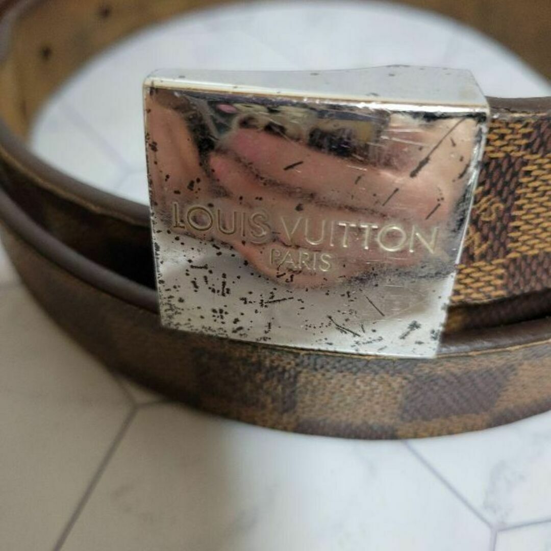 LOUIS VUITTON - ルイヴィトン シンプル ロゴ ダミエ ベルト スーツ
