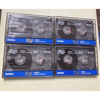 コニカミノルタ(KONICA MINOLTA)の使用済みカセットテープ　Konica XR1 ノーマルポジション　使用済4本美品(その他)