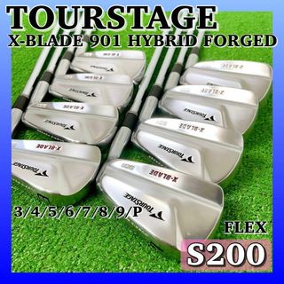 【限定SALE】TOURSTAGE  X-BLADE 901 アイアン6本セット