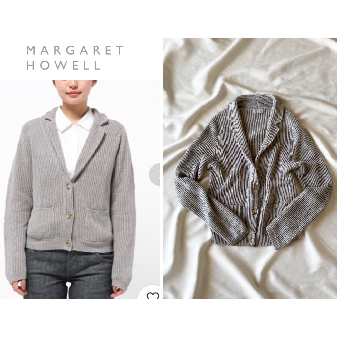 MARGARET HOWELL リネンカーディガン