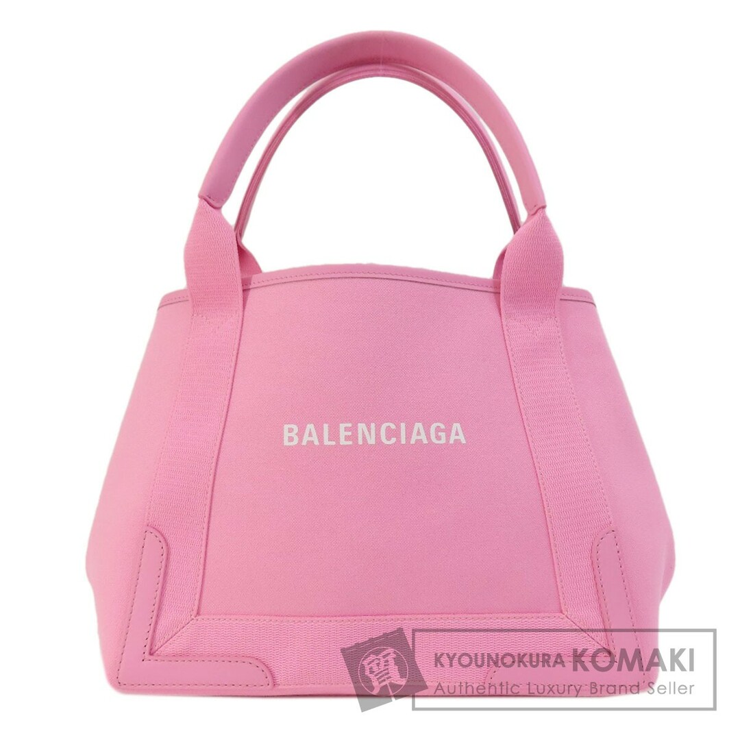 ハンドバッグ素材BALENCIAGA 339933 ネイビーカバS ハンドバッグ キャンバス レディース