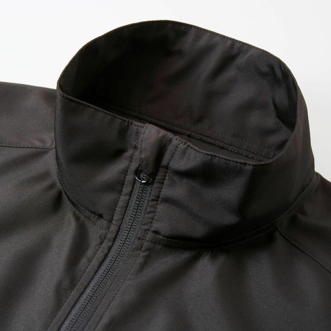 ジャケット ブルゾン ジップアップ スタンドカラー 無地 薄手 M ベージュ メンズのジャケット/アウター(ブルゾン)の商品写真