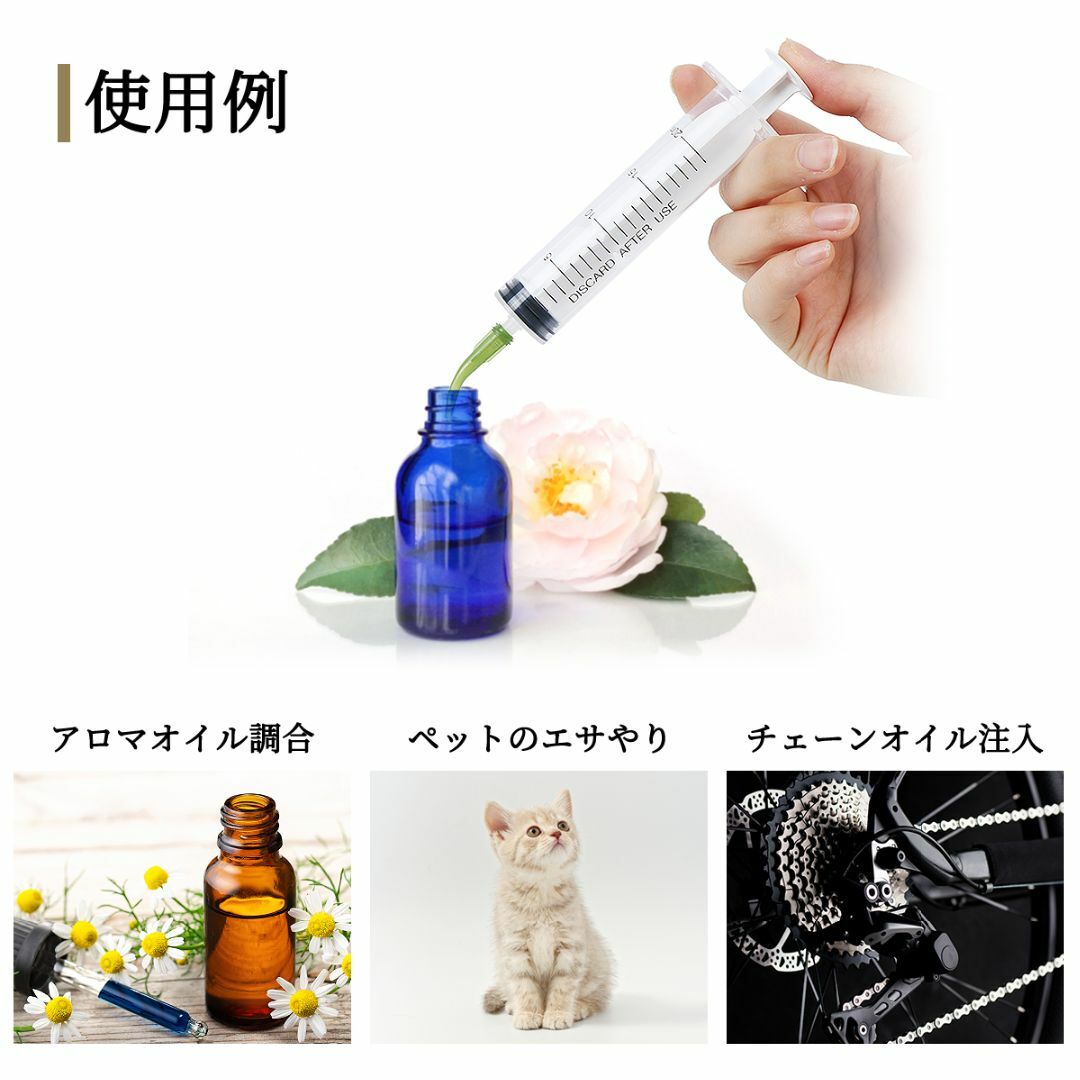 針無しシリンジ 中口 20ml+プラスチック湾曲針14Gセット100個※2779 その他のその他(その他)の商品写真