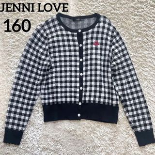 ジェニィ(JENNI)のジェニィラブ JENNILOVE チェク柄 カーディガン 長袖 女の子 160(カーディガン)