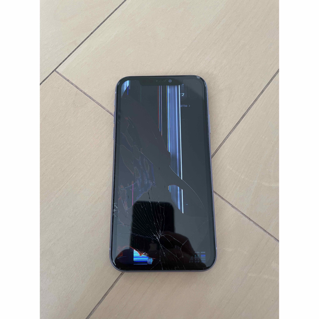 ジャンク iPhone 11 64GB パープル SIMフリーの通販 by ハムスターs ...