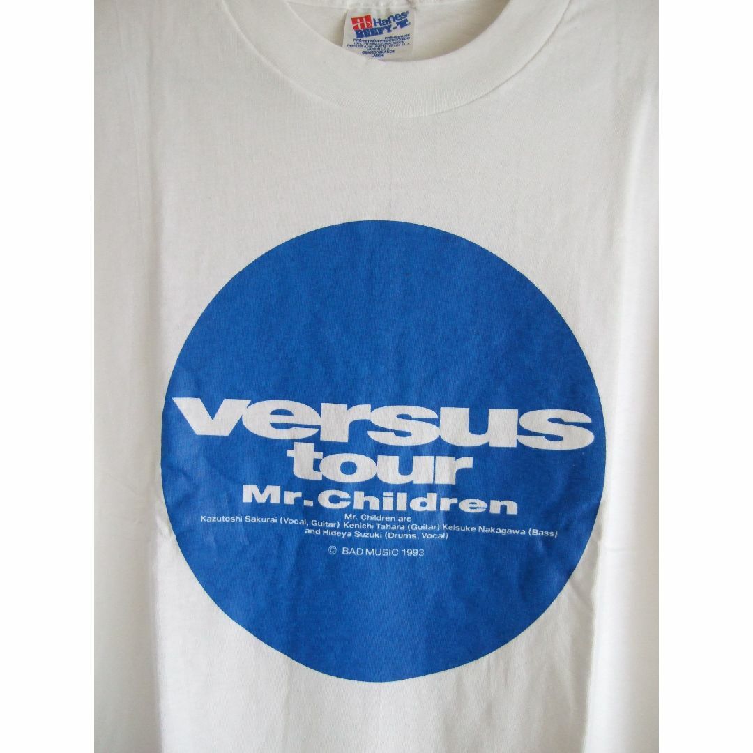 新品 レア Mr.Children versus tour Tシャツ L 90s