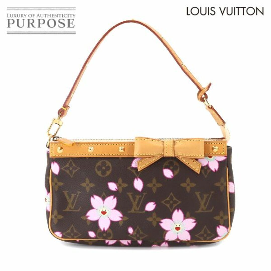 未使用 展示品 ルイ ヴィトン LOUIS VUITTON モノグラム チェリーブロッサム ポシェット アクセソワール ハンド バッグ M92006 VLP 90201714