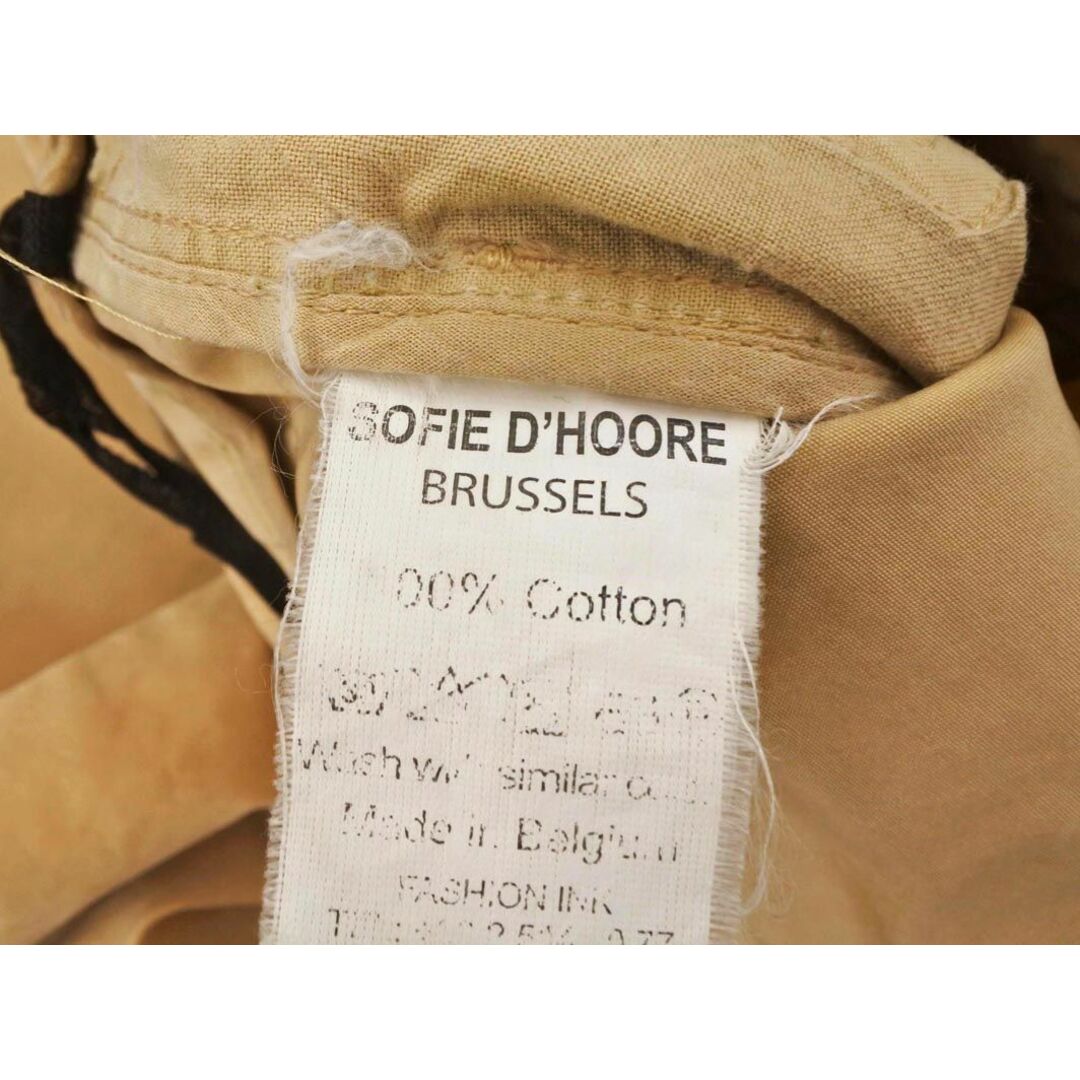 SOFIE D'HOORE ソフィードール BRUSSELS パンツ size36/ベージュ ■■ メンズ メンズのパンツ(その他)の商品写真