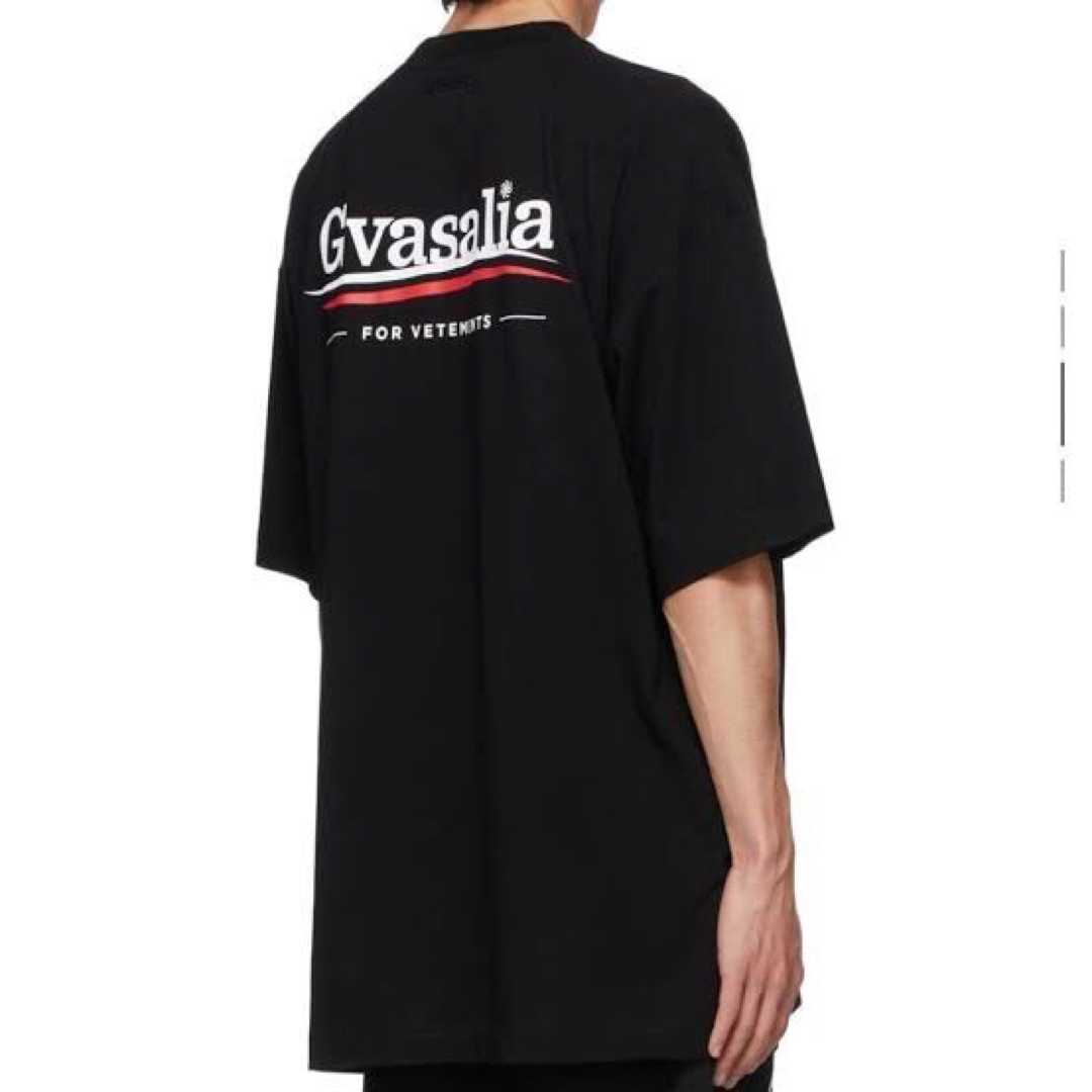 Tシャツ/カットソー(半袖/袖なし)VETEMENTS  ヴェトモン 半袖Tシャツ tee BLACK ブラック