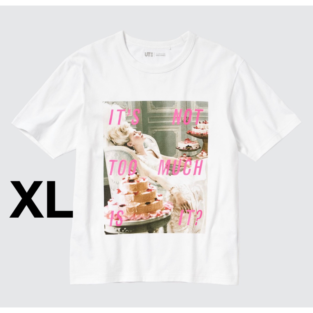 UNIQLO(ユニクロ)のソフィア・コッポラ Tシャツ マリー・アントワネット XLサイズ　ユニクロ　新品 レディースのトップス(Tシャツ(半袖/袖なし))の商品写真