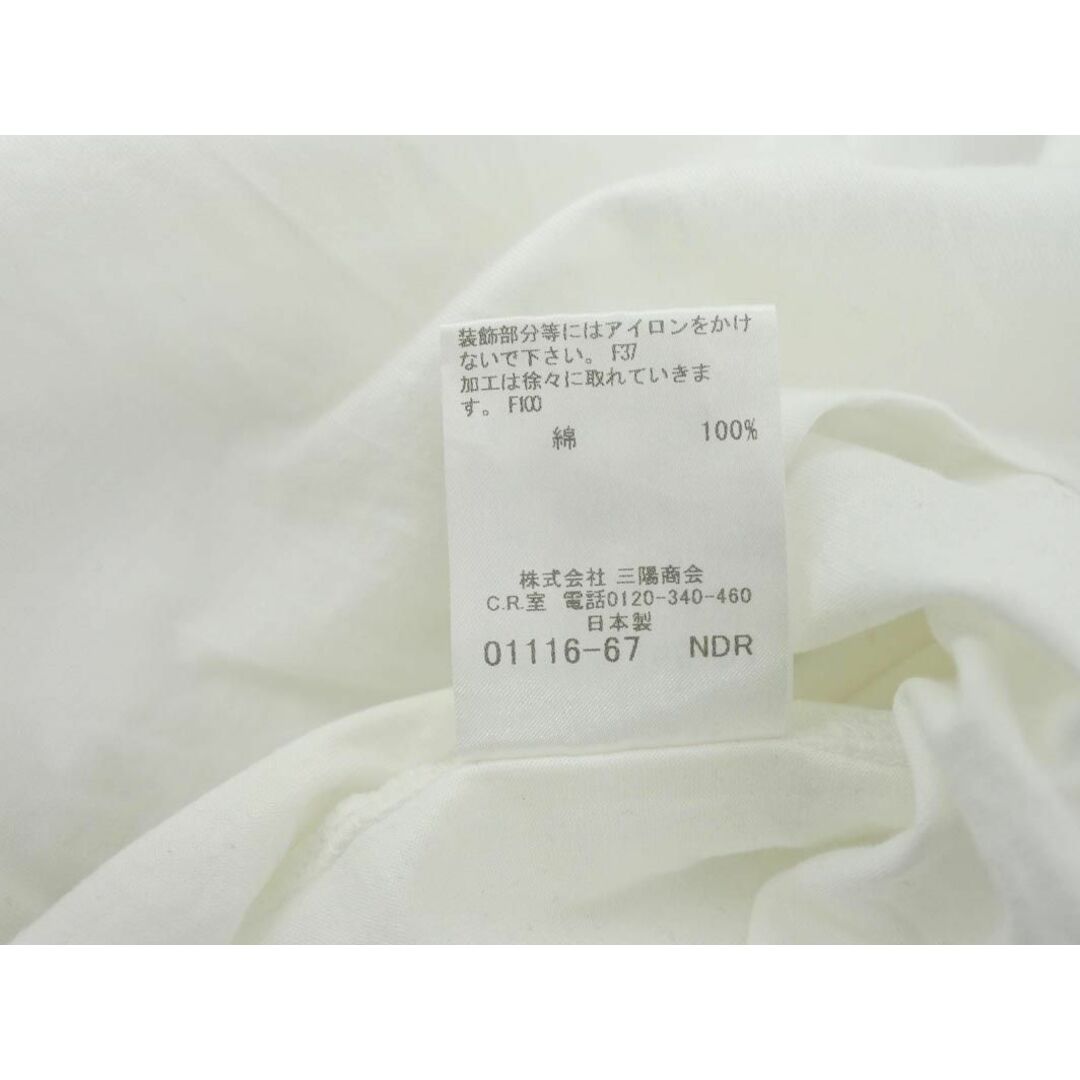 BURBERRY(バーバリー)のBURBERRY バーバリー プリント 7分袖 カットソー size2/白 ■◇ レディース レディースのトップス(カットソー(長袖/七分))の商品写真