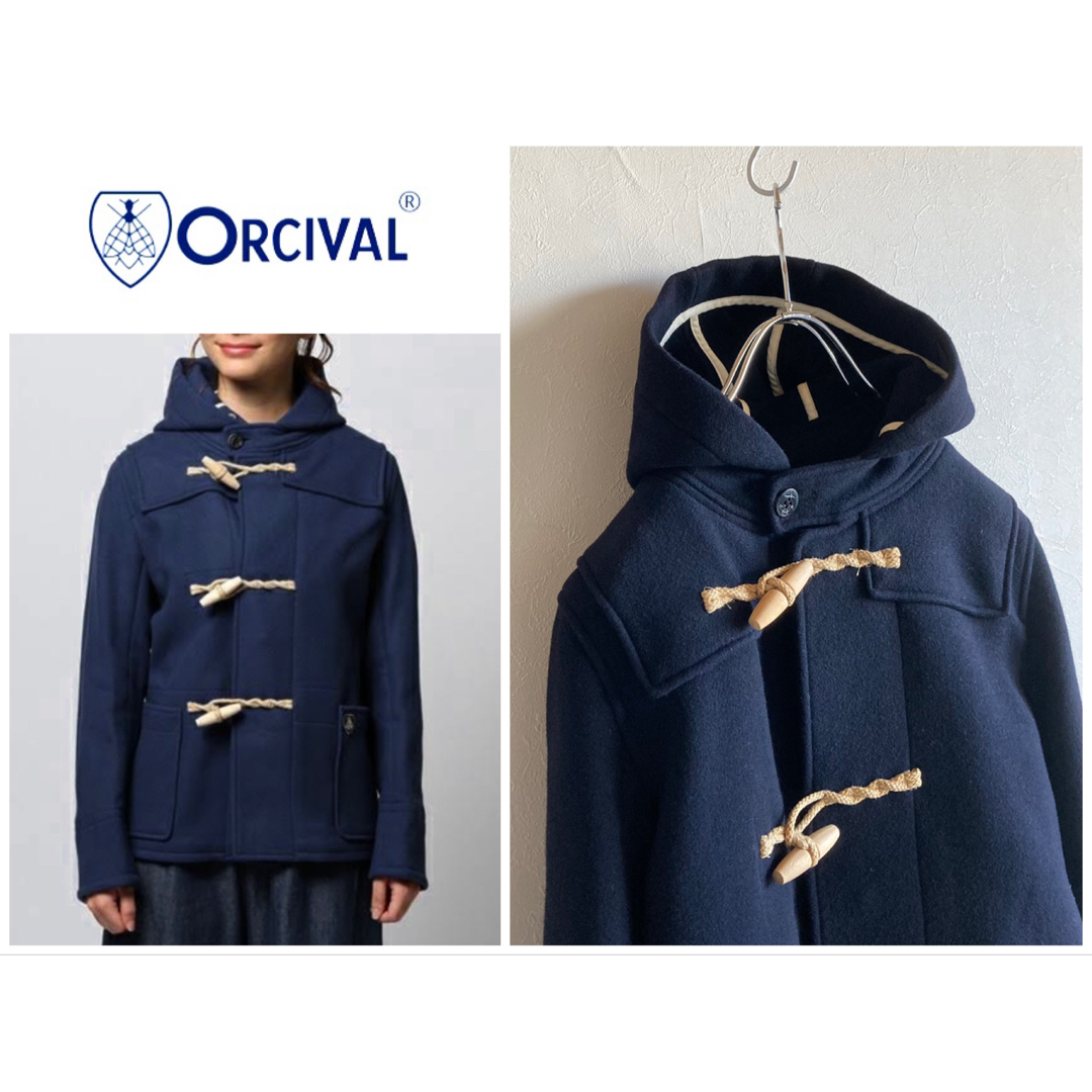 定価3.7万円 ORCIVAL ショート ダッフルコート 0 ネイビー | フリマアプリ ラクマ