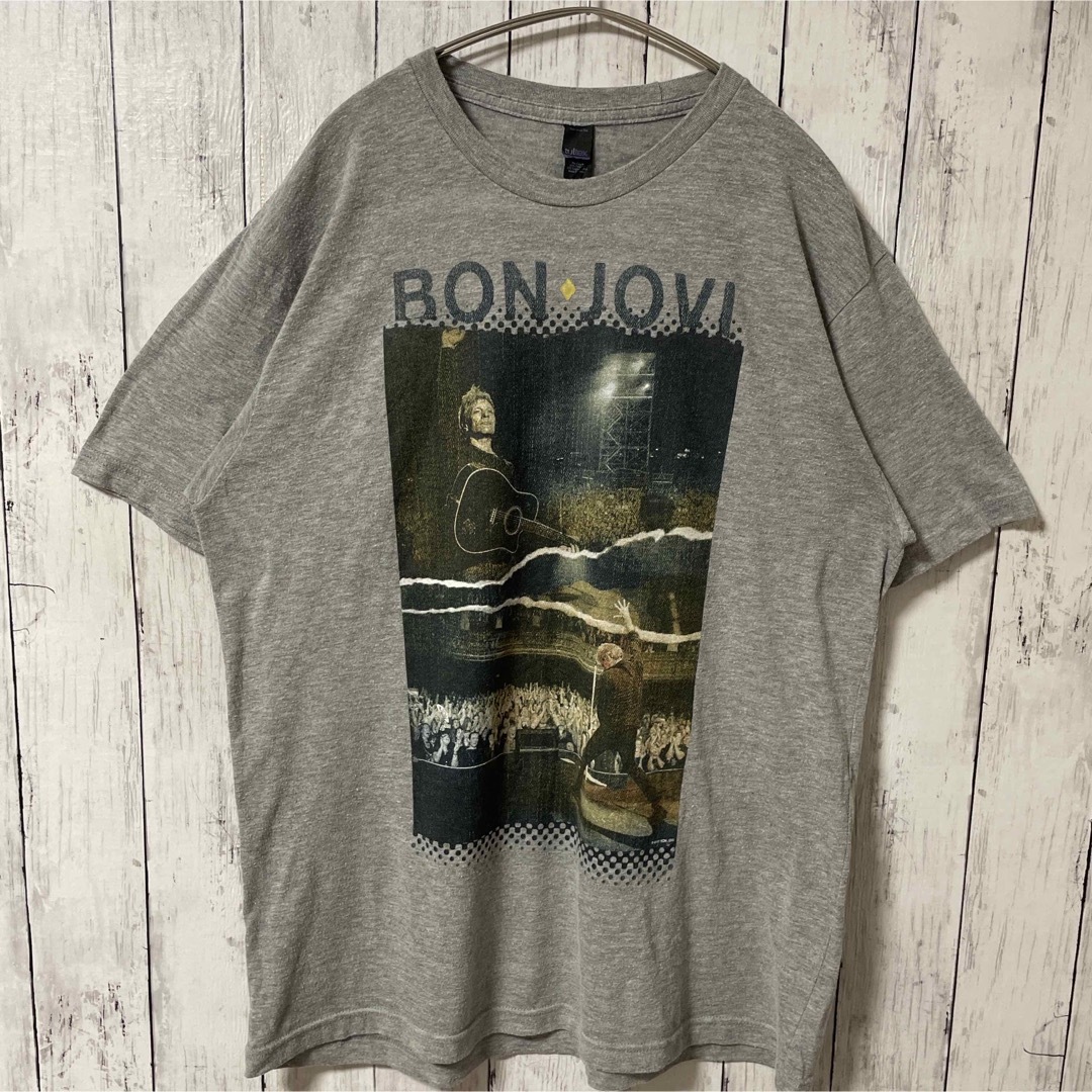 bon・jovi ボン・ジョヴィバンドTシャツバンTロックTツアーT両面プリント