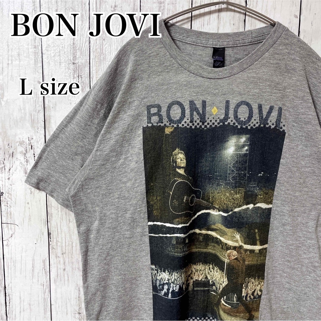 超希少 BON JOVI ボン・ジョビ ツアー バンドTシャツ 両面プリント | フリマアプリ ラクマ