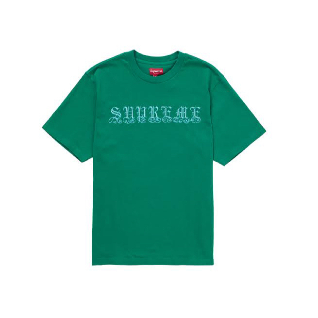 Supreme Old English Rhinestone tee Green | フリマアプリ ラクマ