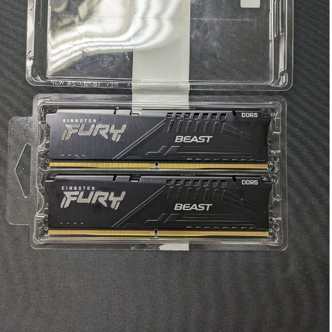 未使用DDR5メモリ 4800MT/秒 16GB Kingston FURY