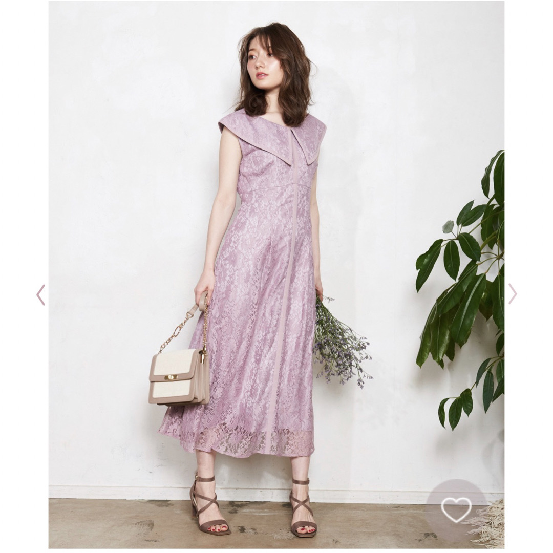 新品未使用 Noela ノエラ レース ワンピース ビッグカラーレースワンピース
