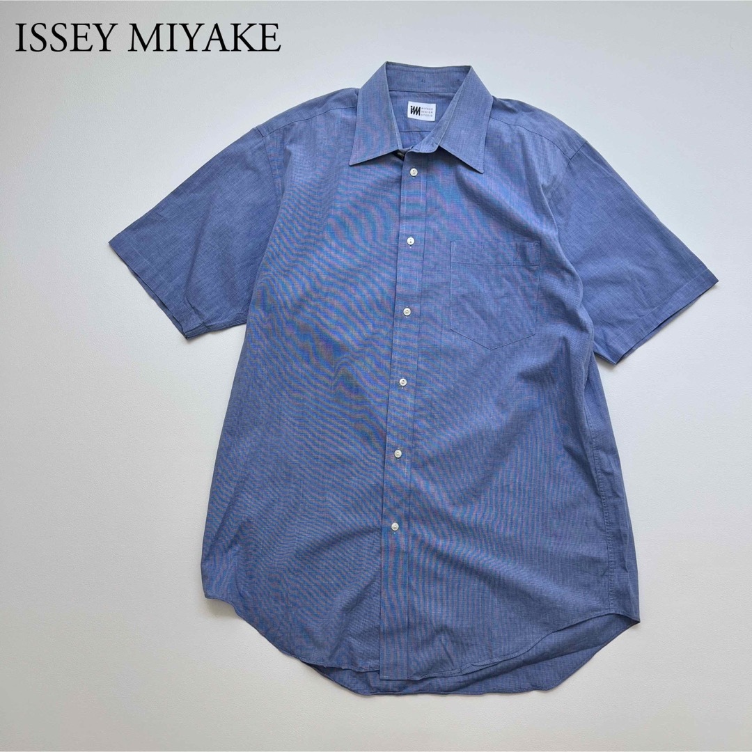 【美品】 ISSEY MIYAKE イッセイミヤケ　半袖シャツ　日本製