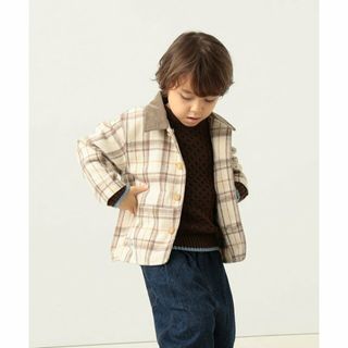 【CHECK】BEAMS mini / 3WAY カバーオール(90~150cm)(ジャケット/上着)